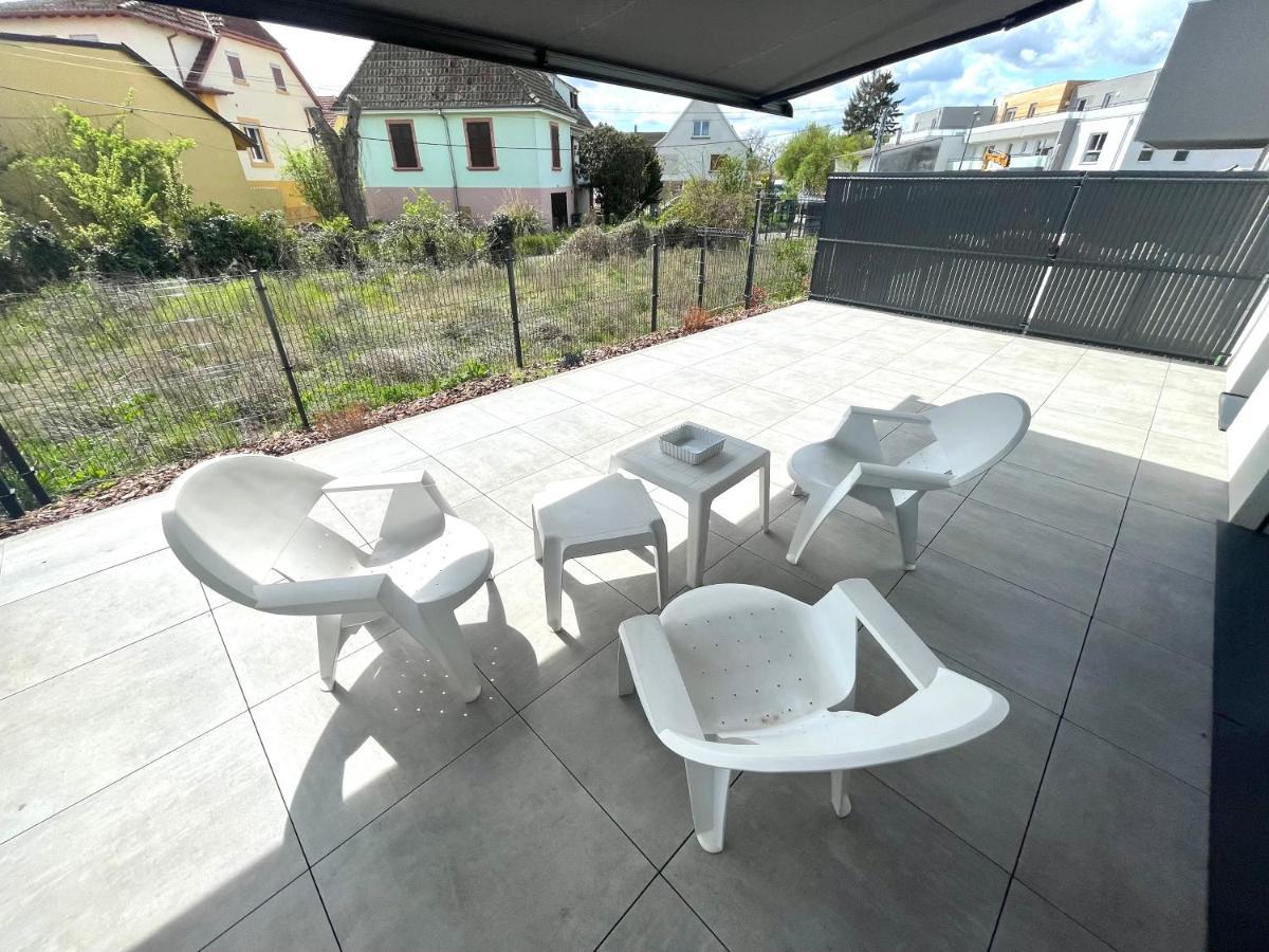Magnifique 2 Pieces, Tout Equipe, Terrasse Privee Colmar Exterior foto